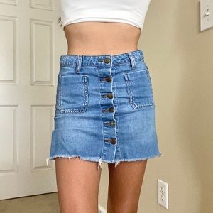 Urban Outfitters BDG button down denim skirt